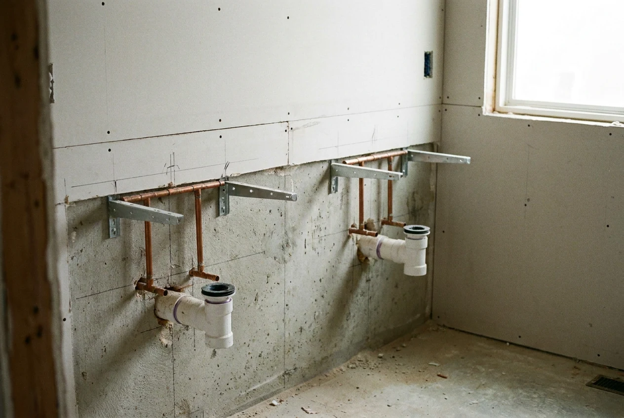 Installer une double vasque à Castelginest