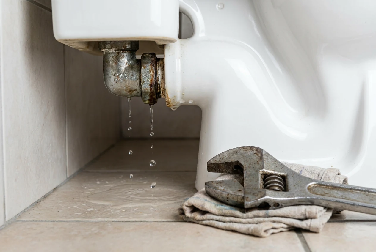 Réparer une fuite de WC à Castelginest
