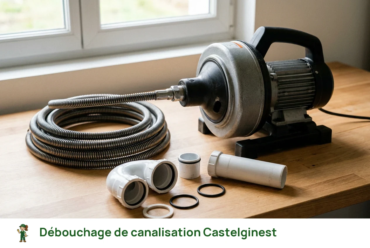 Débouchage de canalisation à Castelginest