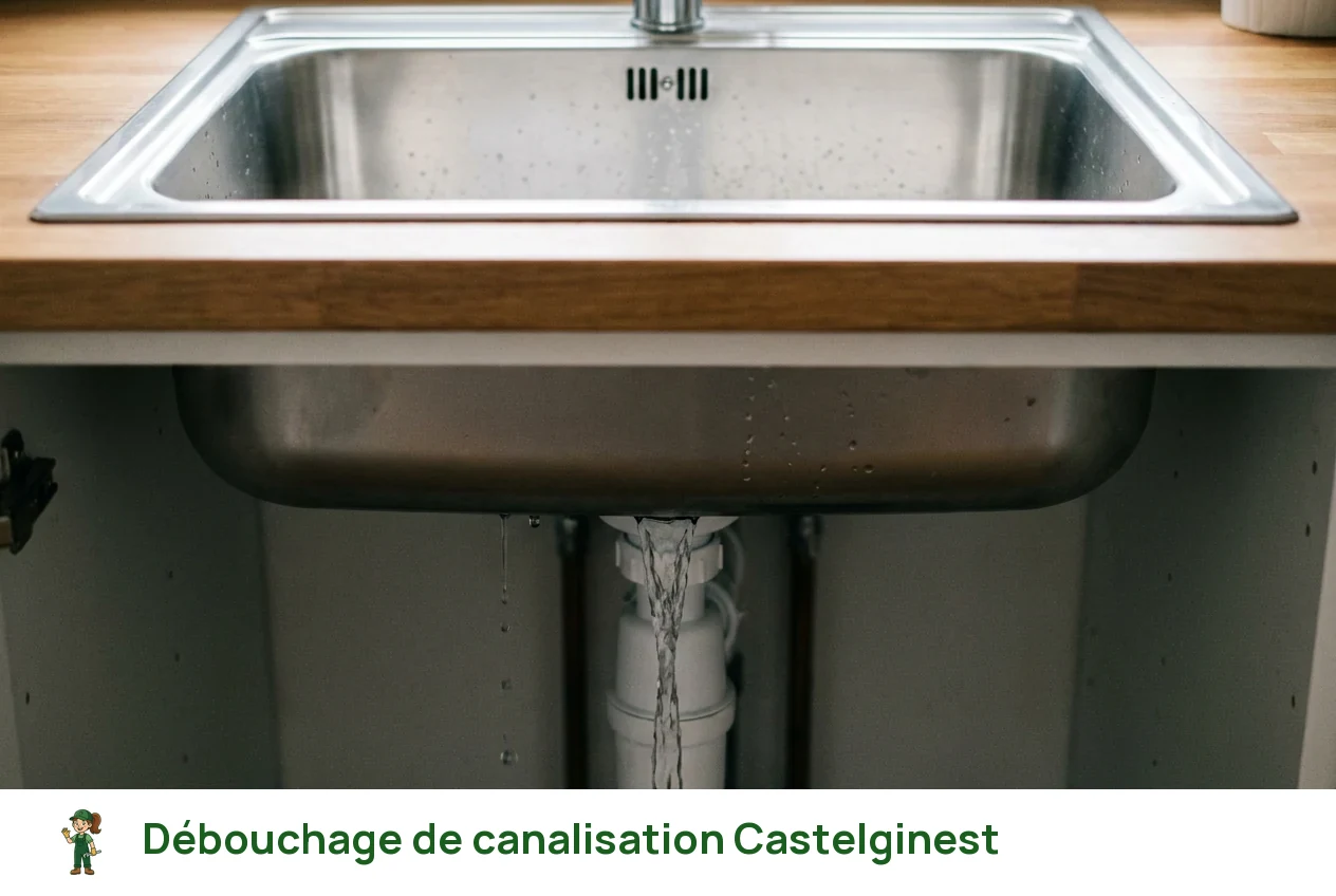 Débouchage de canalisation à Castelginest