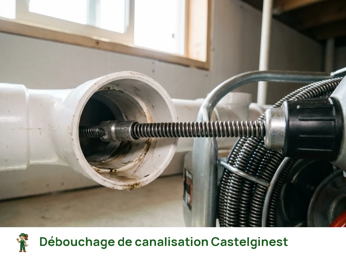 Débouchage de canalisation à Castelginest