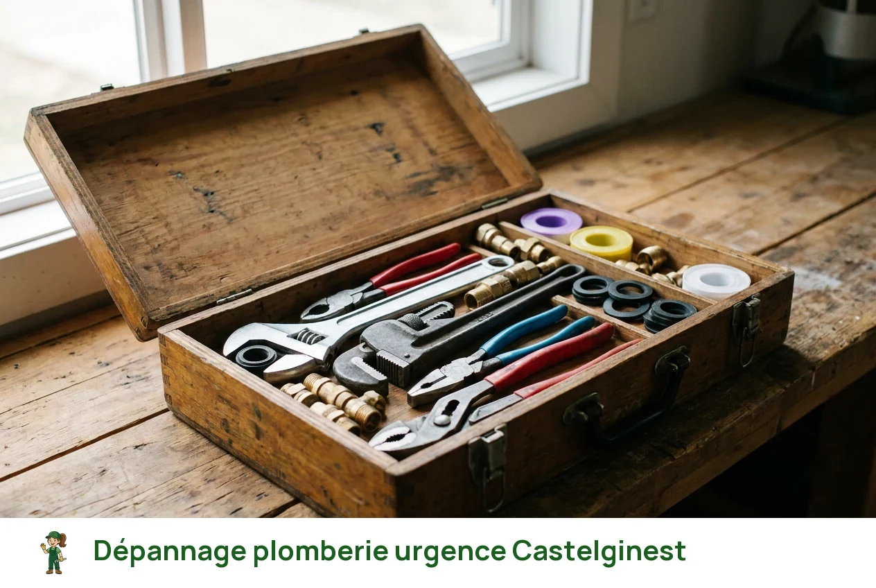 Dépannage plomberie urgence à Castelginest