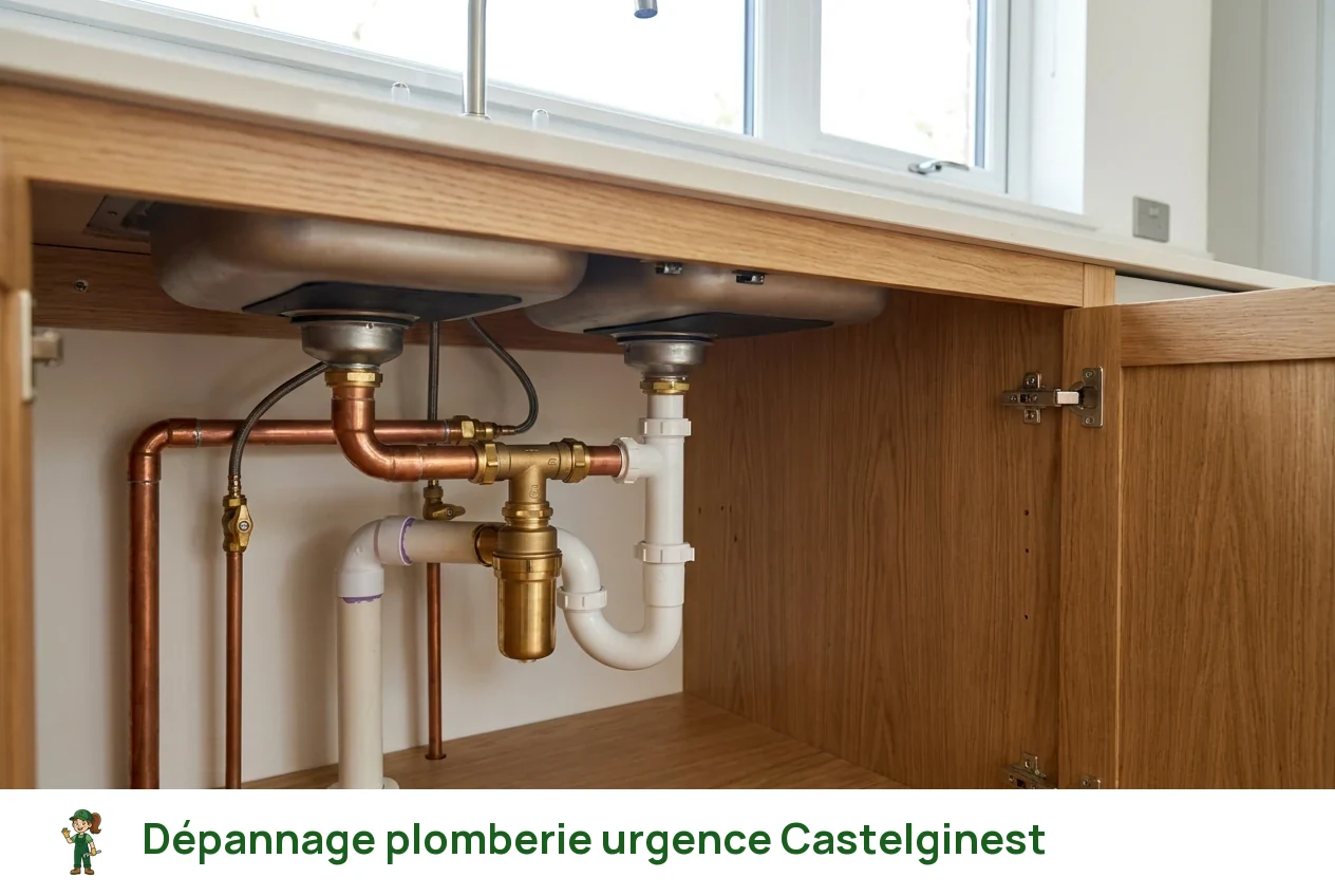 Dépannage plomberie urgence à Castelginest