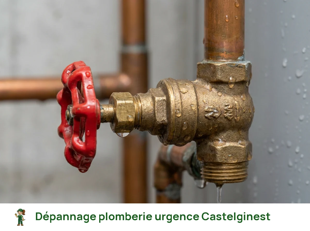 Dépannage plomberie urgence à Castelginest