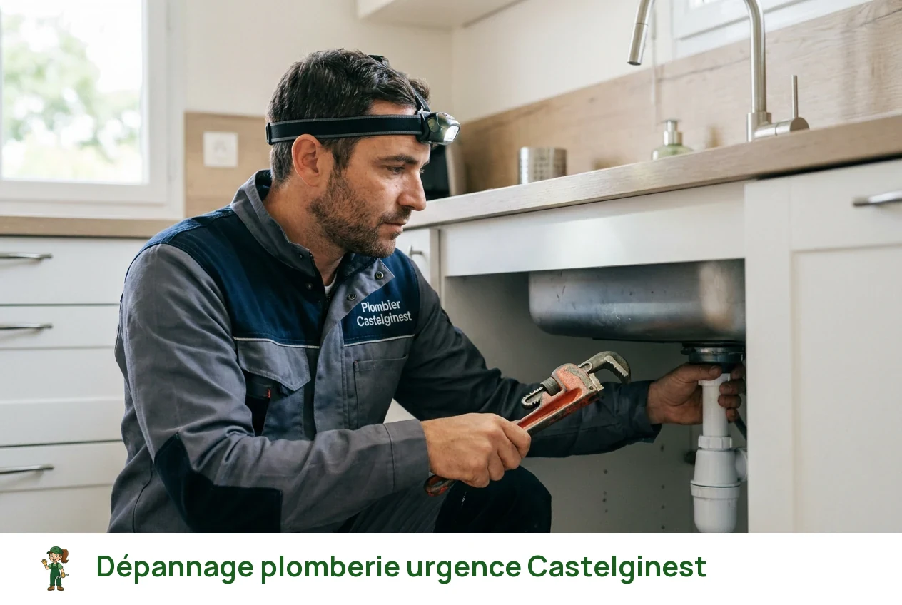 Dépannage plomberie urgence à Castelginest
