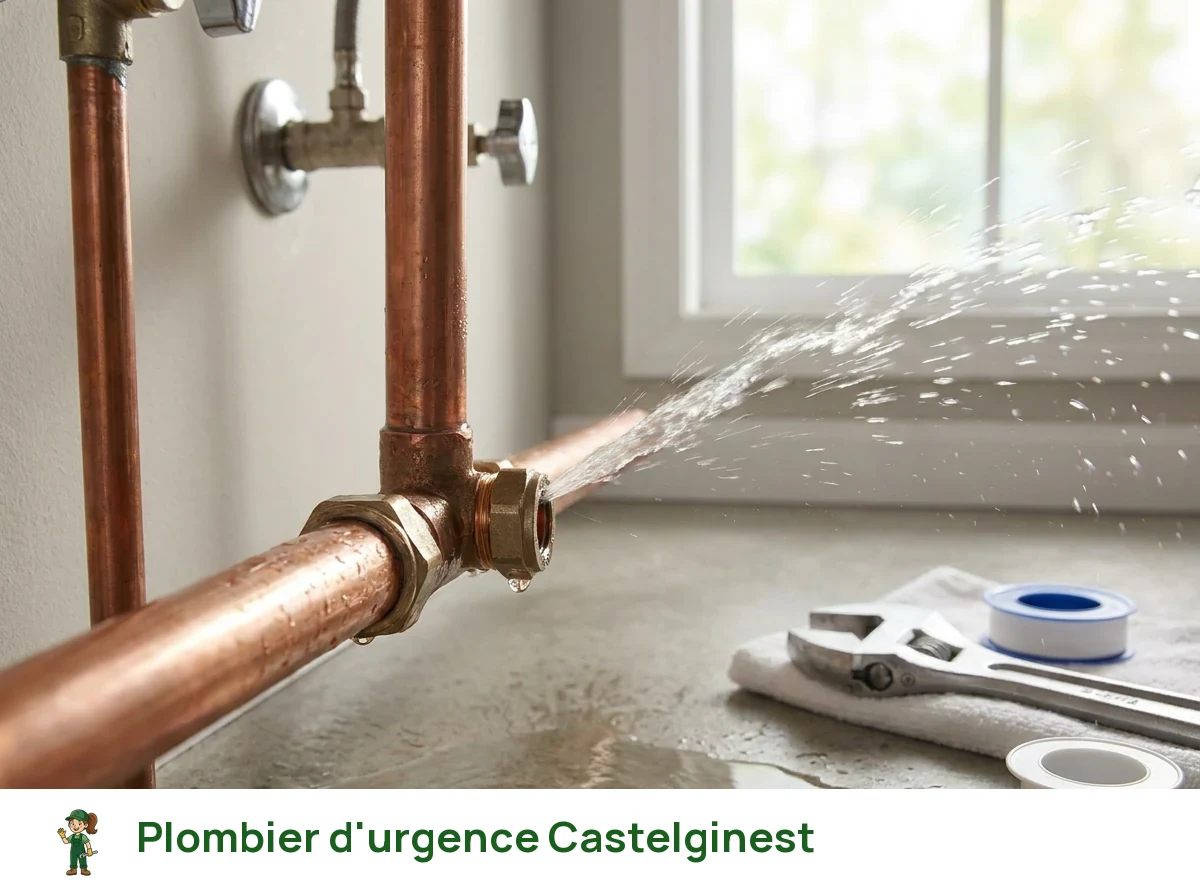 Plombier d'urgence à Castelginest