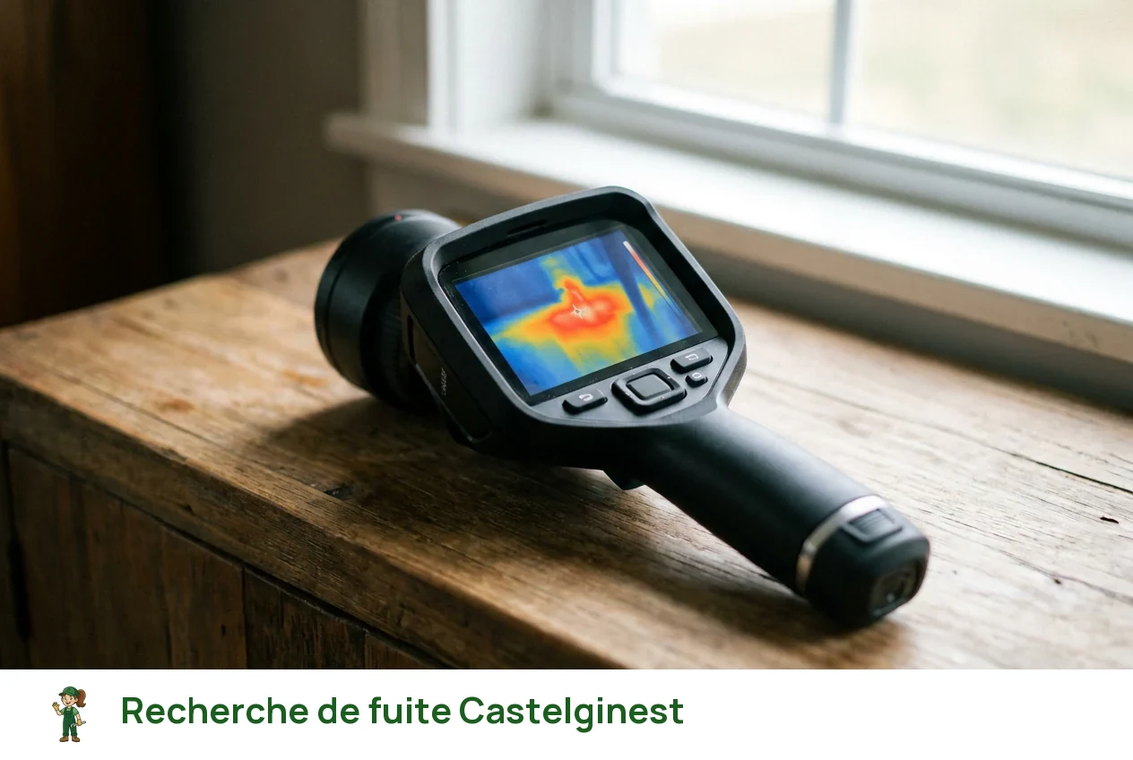 Recherche de fuite à Castelginest