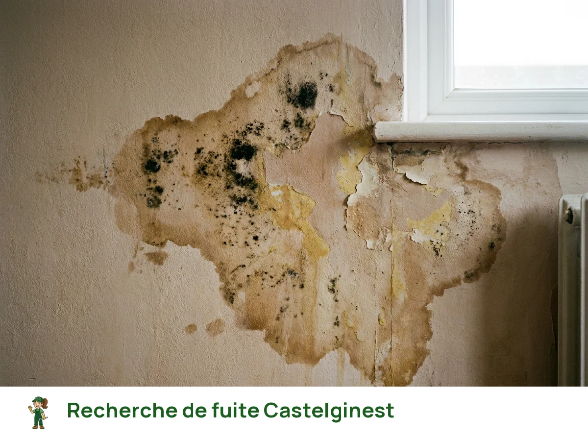 Recherche de fuite à Castelginest