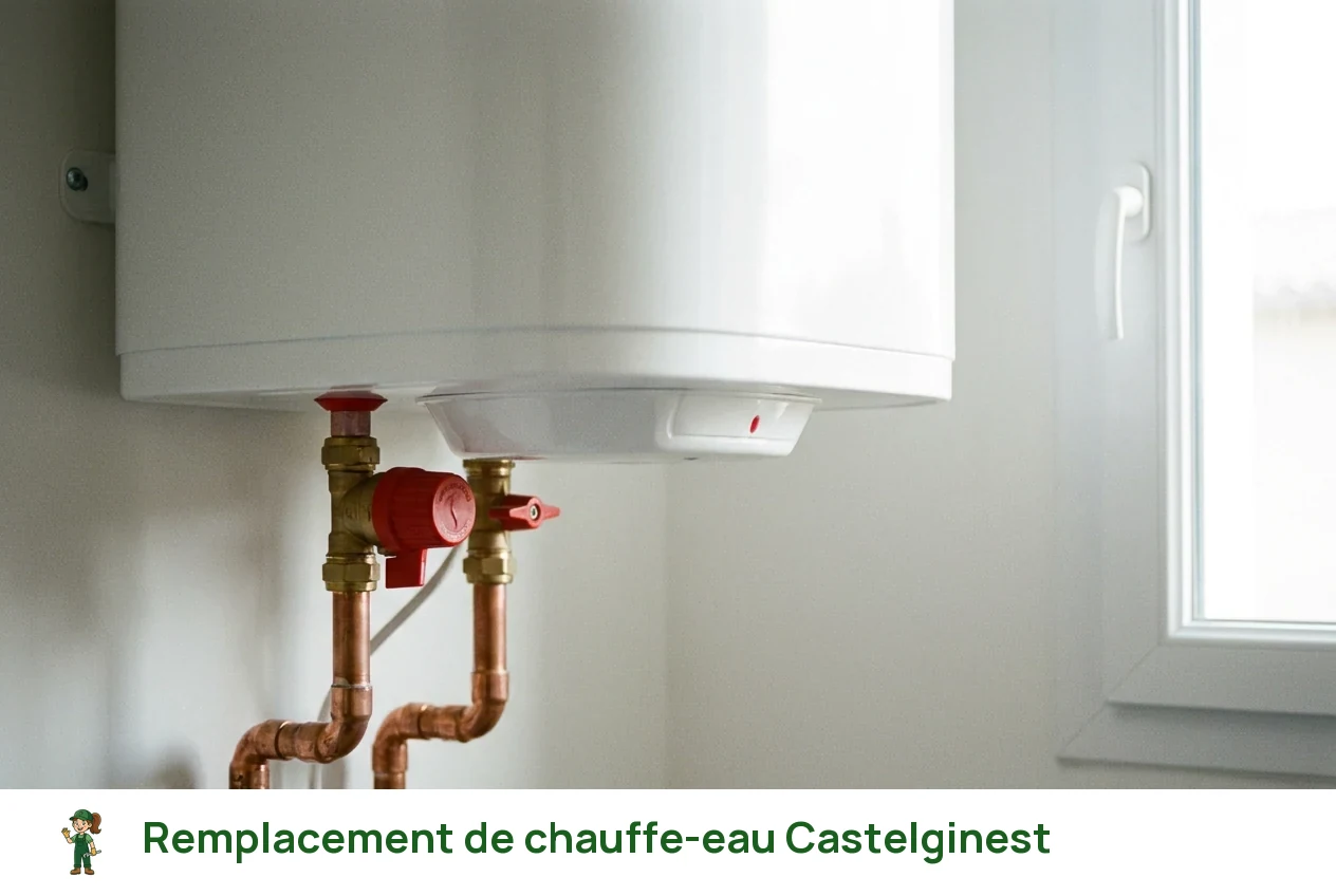 Remplacement de chauffe-eau à Castelginest