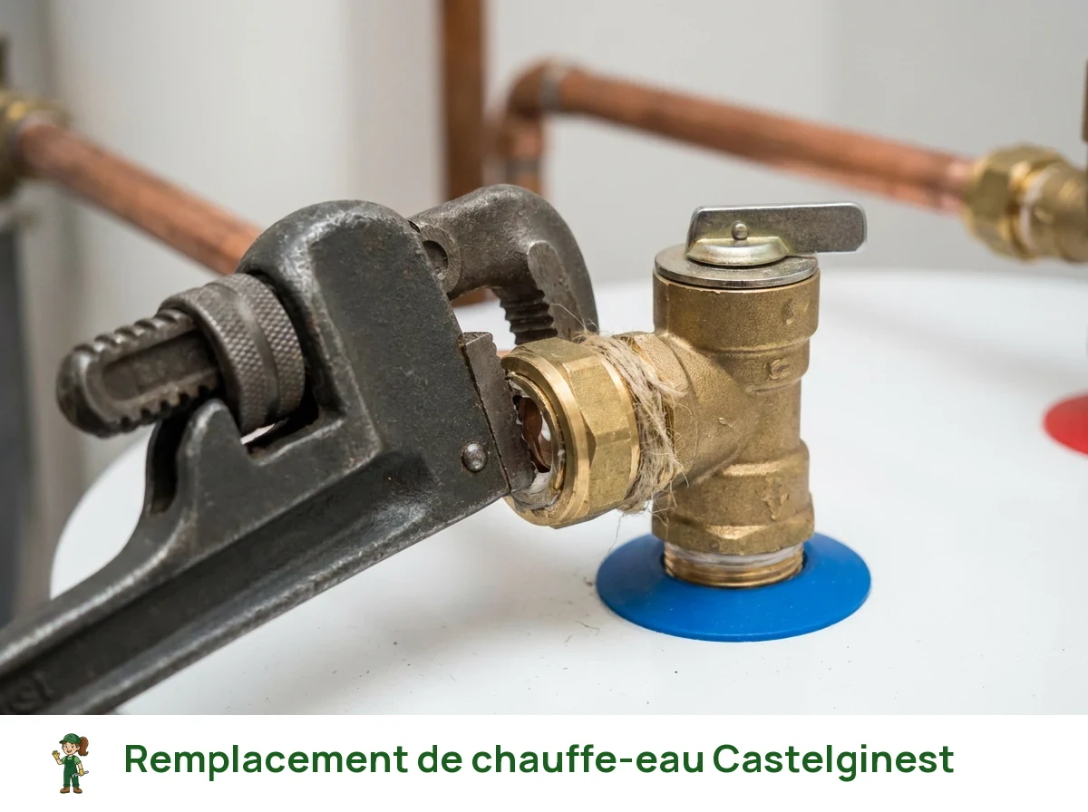 Remplacement de chauffe-eau à Castelginest