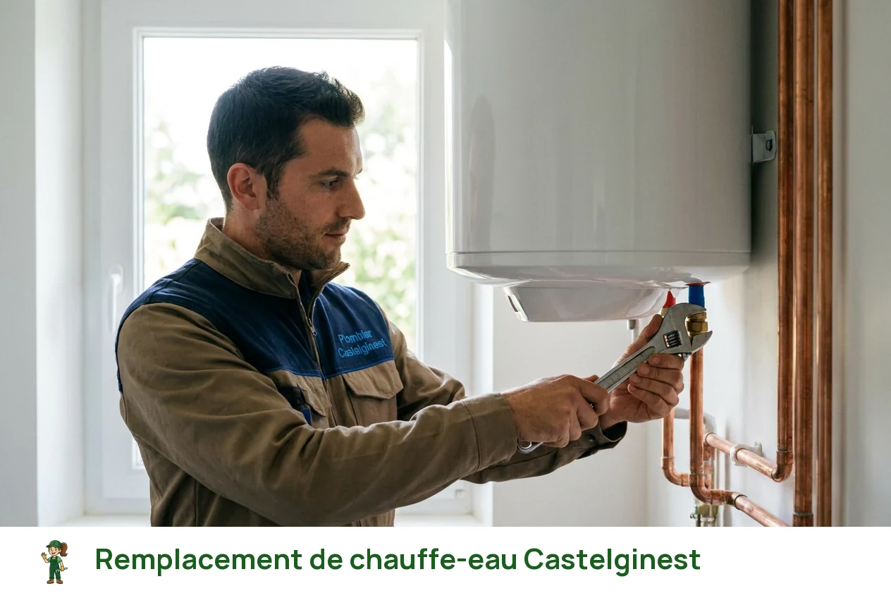 Remplacement de chauffe-eau à Castelginest