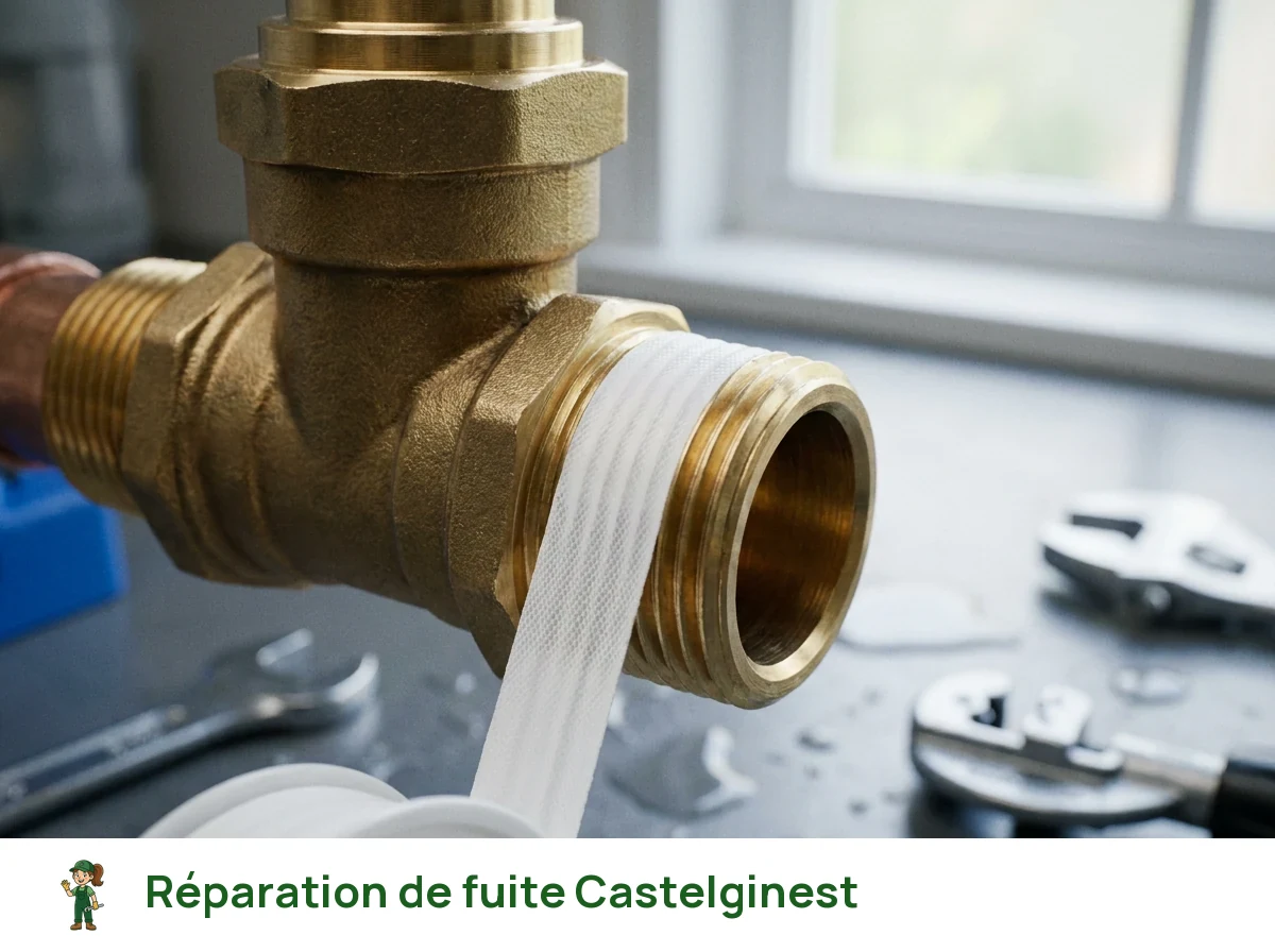 Réparation de fuite à Castelginest